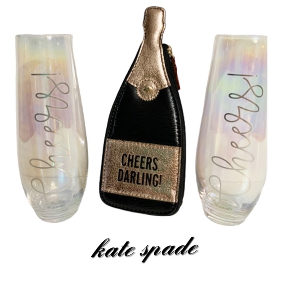 Kate Spade Cheers Darling Champagne Purse - Picture 2 of 6